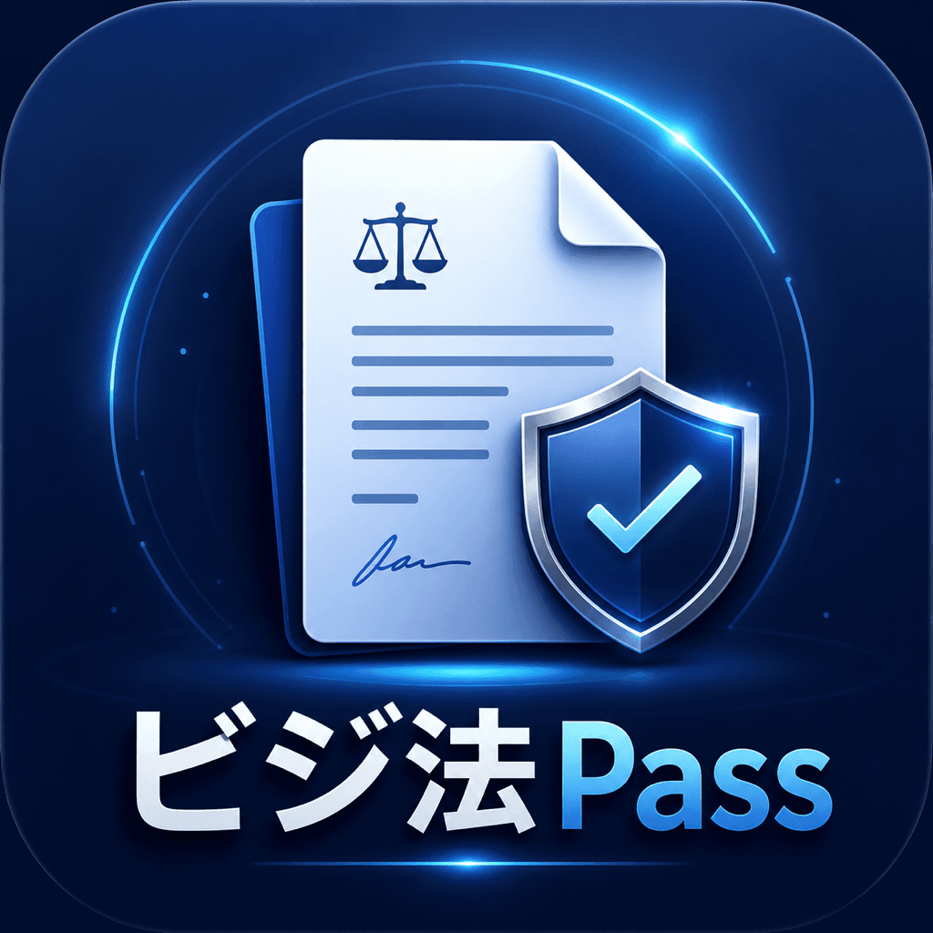 ビジ法Pass - ビジネス実務法務検定 対策 アイコン