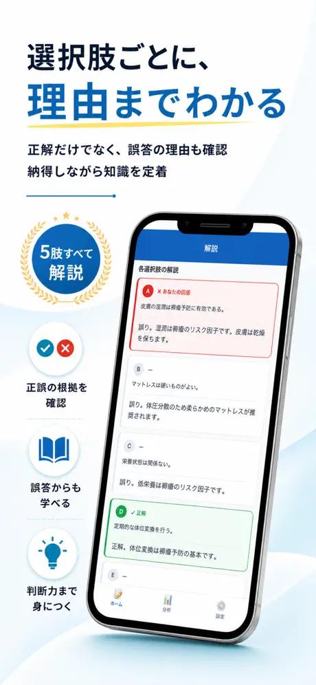 介護福祉士Pass 選択肢ごとの解説